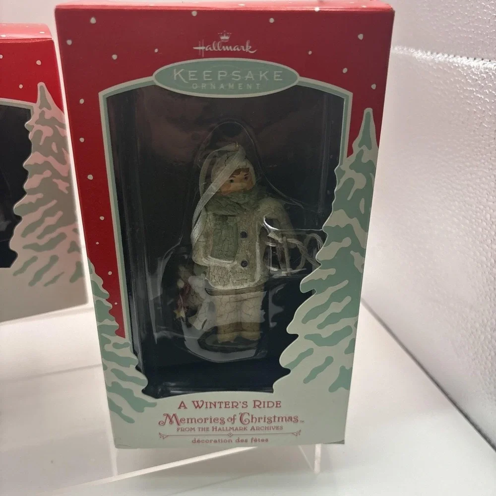 Hallmark~Memories Of Christmas~Christmas Joy and A Winter's Ride~2002